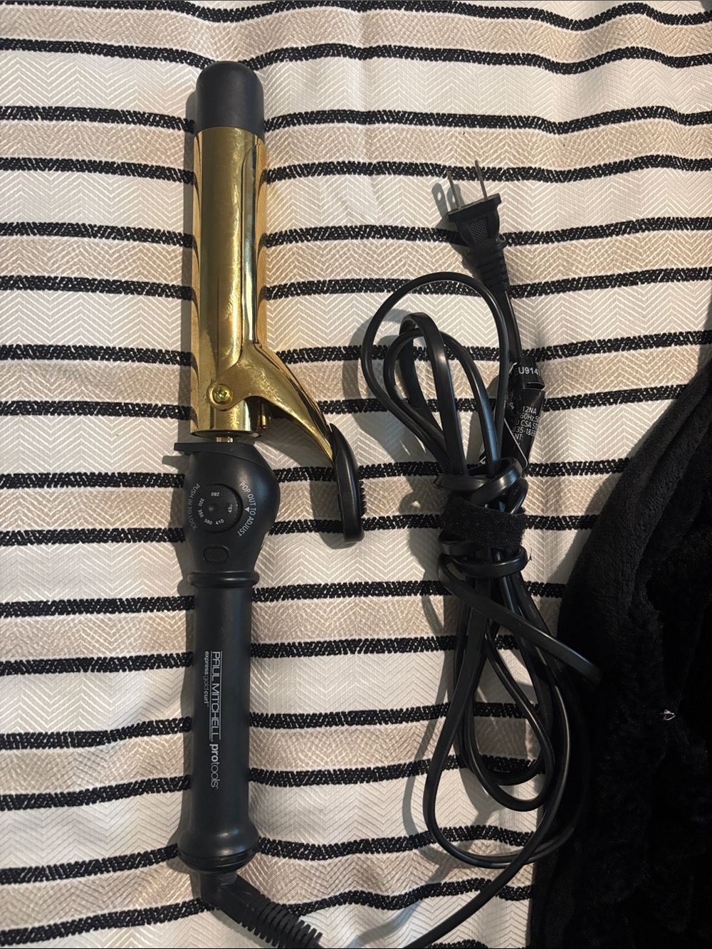 Paul Mitchell Gold and Black Curling Iron